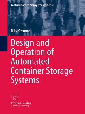 cover image of Design and Operation of Automated Container Storage Systems